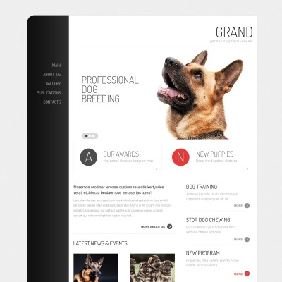 Dog Drupal Template