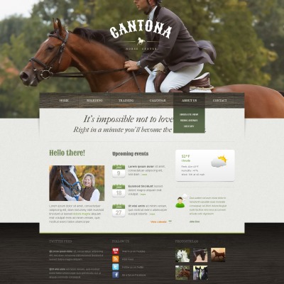 Horse Drupal Template