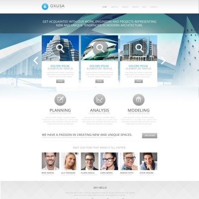 Architecture Company Drupal Template