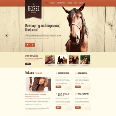 Horse Spirit Drupal Template