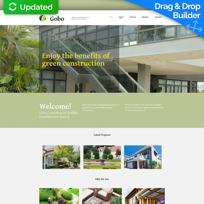 Exterior Design Responsive Moto CMS 3 Template