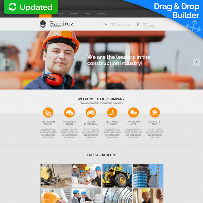 Architecture Responsive Moto CMS 3 Template