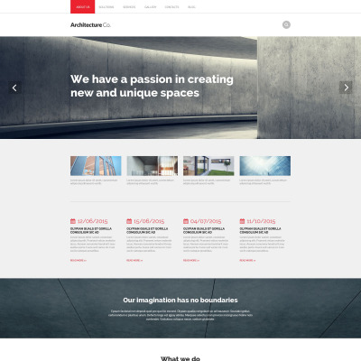 Architectural Model Drupal Template