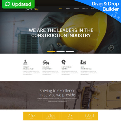 Architecture Responsive Moto CMS 3 Template