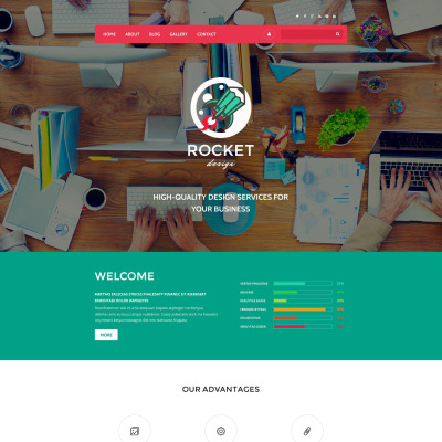 Rocket Design Drupal Template