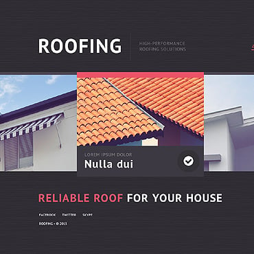 Roofing Company Website Templates