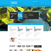 Immigration Consulting Website Templates