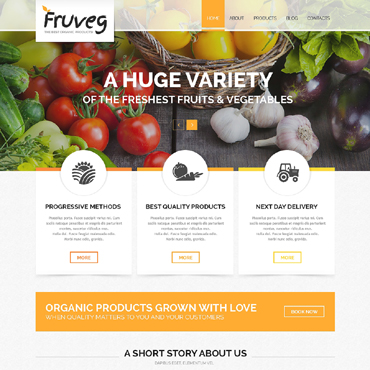 The Best Organic Products Joomla Template #50489