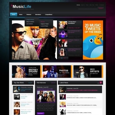 Music Blog Templates