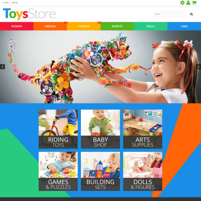 Toy Store Templates | TemplateMonster